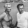 Am Set von KLAR SCHIFF ZUM GEFECHT mit Jeff Chandler