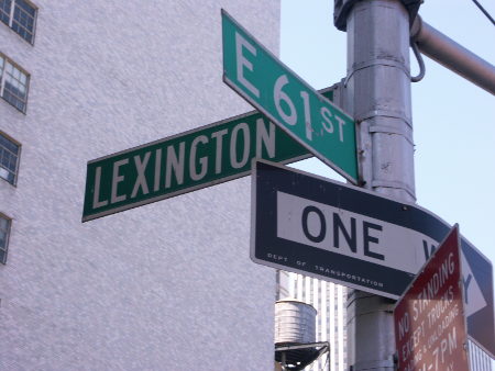 Where all roads came to an end - Lexington Avenue in New York